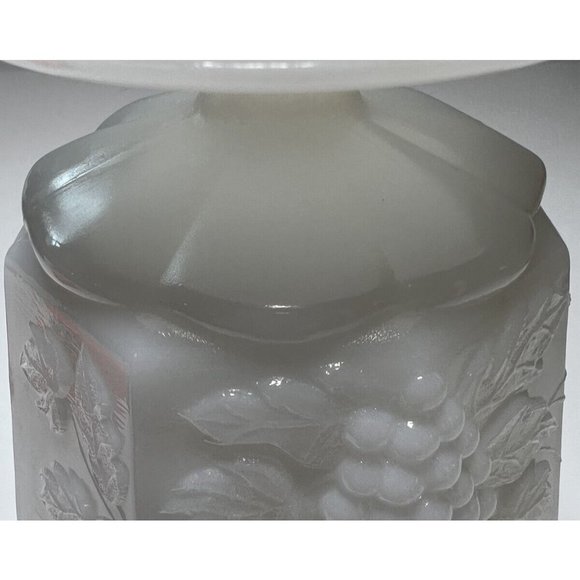 Vase Compote E.O Brody USA #2250 MU-20 4.5"x5" 3" Base Paneled Pedestal 1940s - Picture 9 of 10